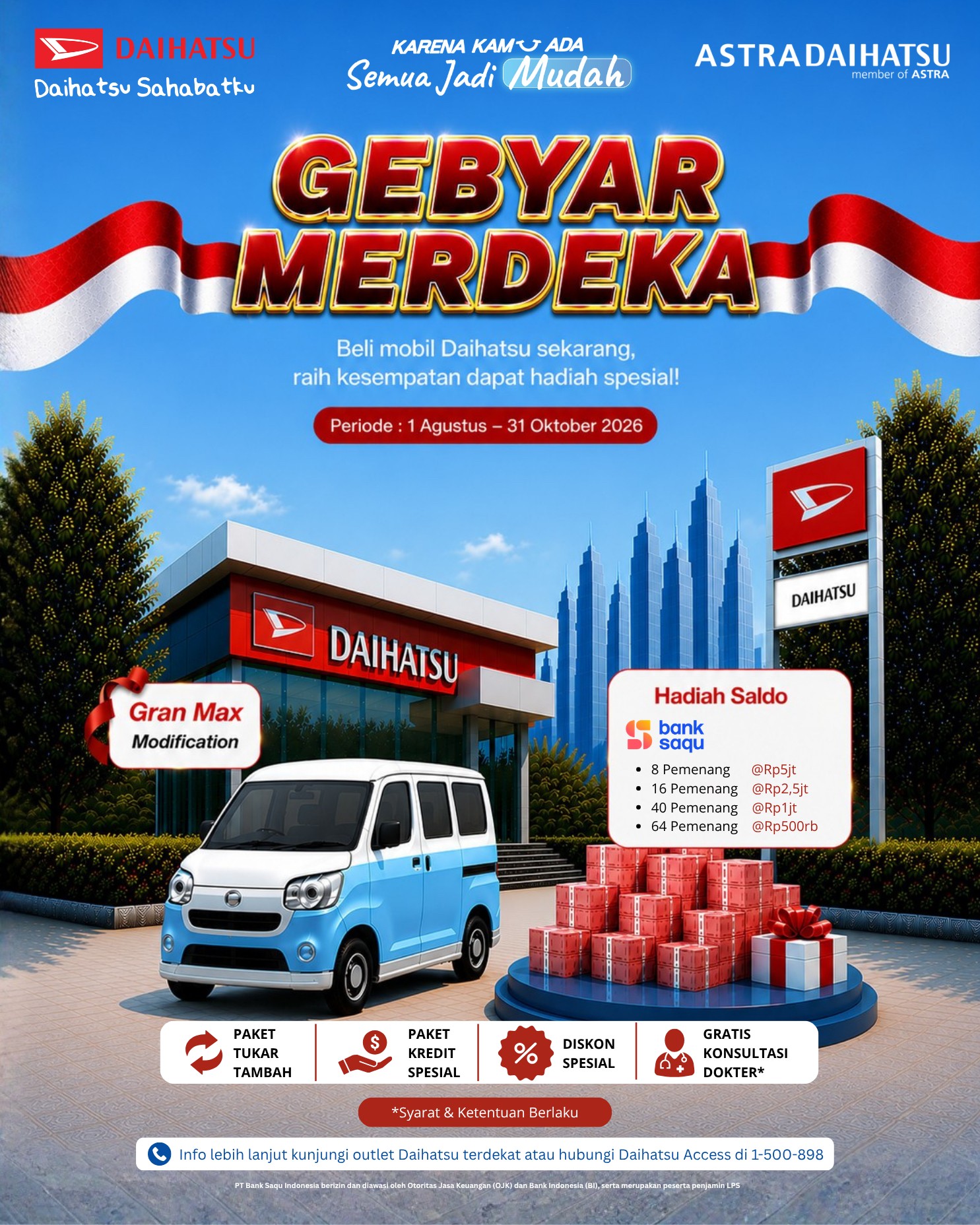 gebyar merdeka astra daihatsu banjarbaru banjarmasin palangkaraya sampit